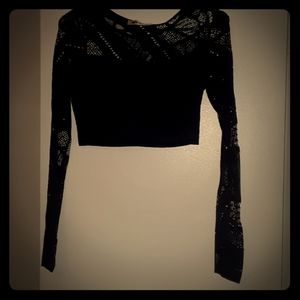 Crop top long sleeves